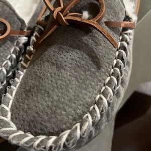 LamoFootwear Cozy Grey Moccasin Sleepers